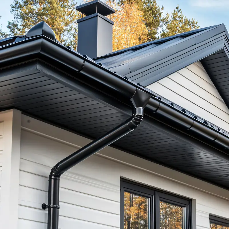 residential roof gutter